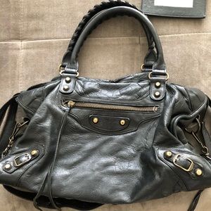 Authentic Balenciaga Motorcycle City Handbag